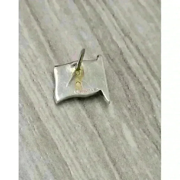 Tiffany & Co Vintage 14kt White Gold Navy Flag Lapel Pin - Picture 6 of 10